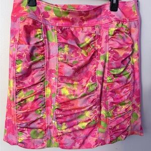 Peace of Cloth Vibrant Floral Mini Skirt GARDEN PARTY PENNY SKIRT